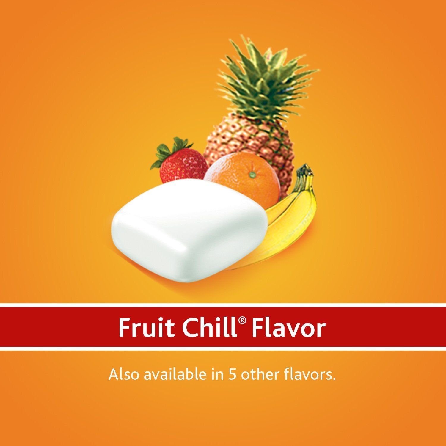 Nicorette Fruit Chill individually wrapped gum for convenient use