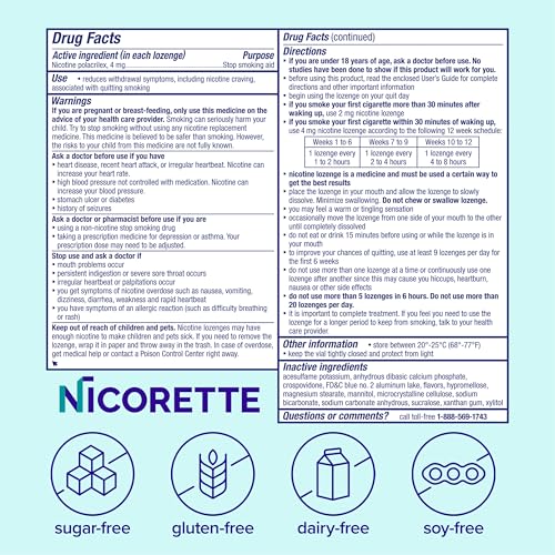 Nicorette Mini Lozenges part of a 12-week quit program with support