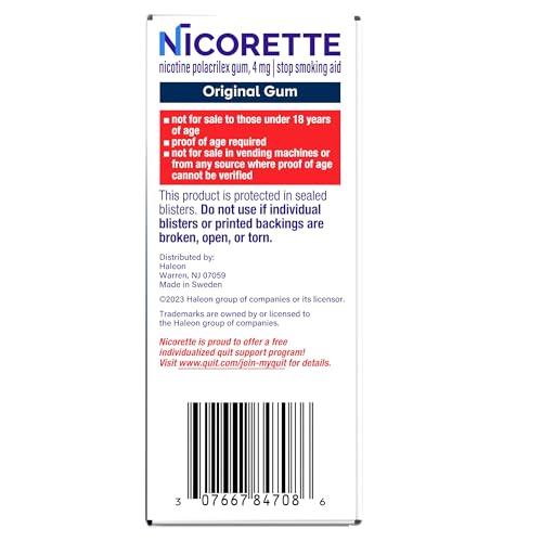 12-week quit program concept with Nicorette.
