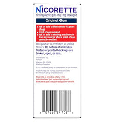 12-week quit program concept with Nicorette.