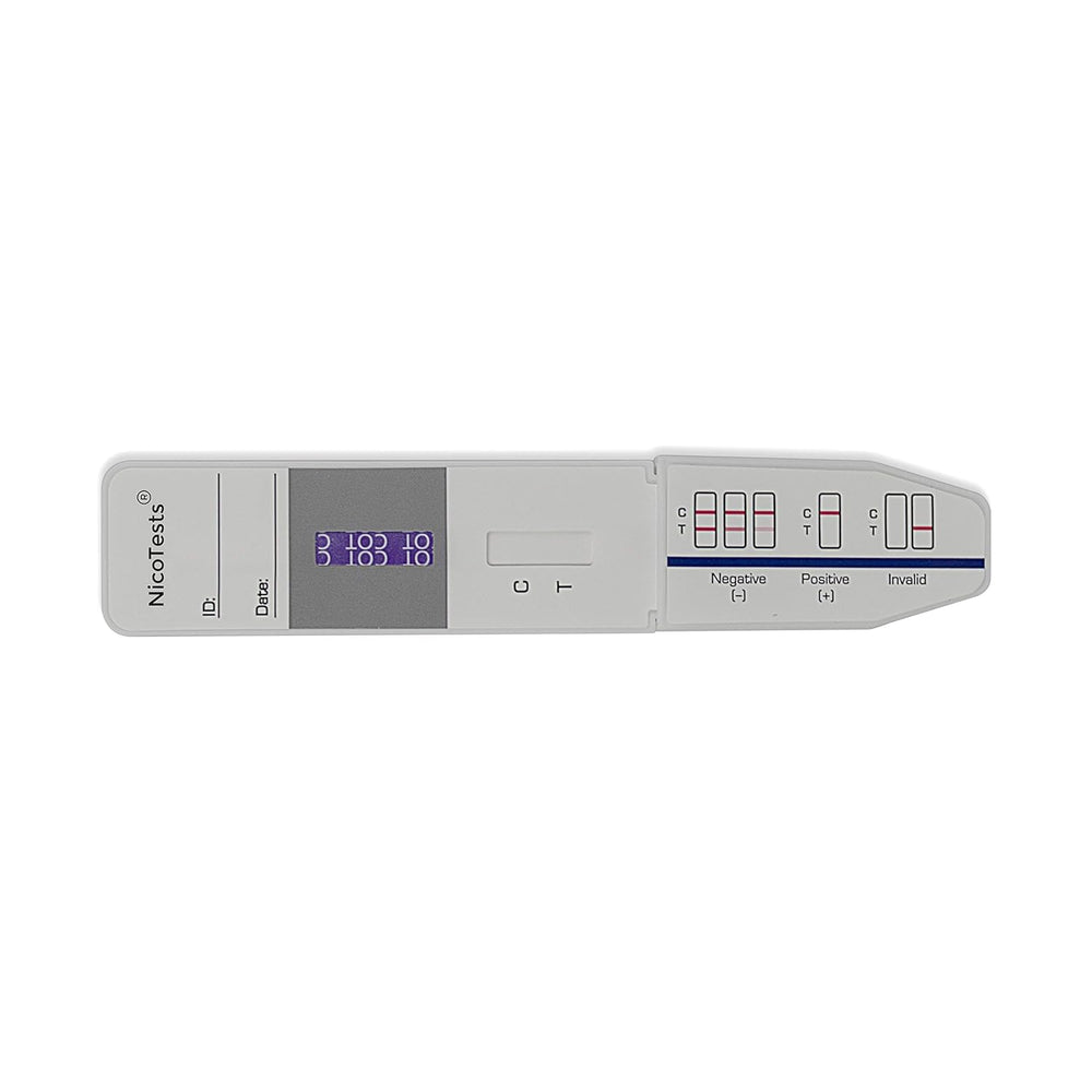 NICOTESTS most sensitive 10ng test pack instruction, easy setup and guidance.