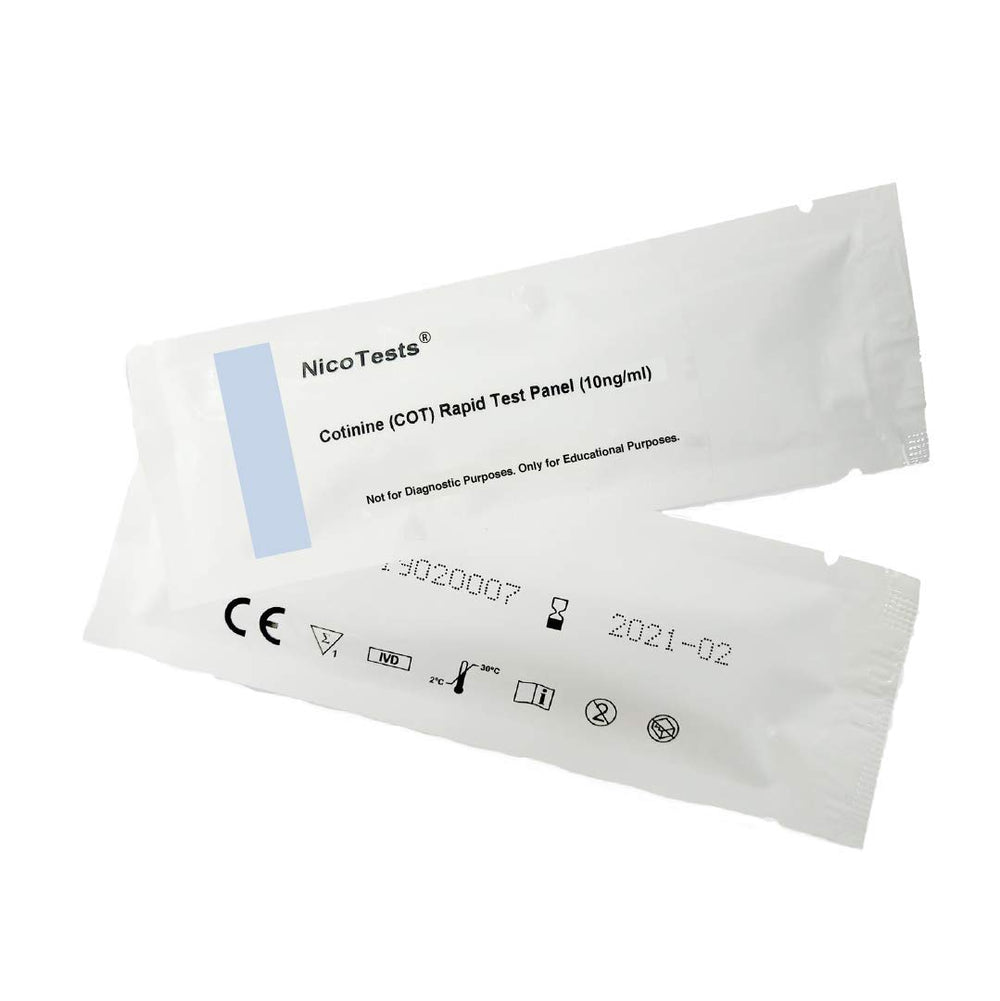 NICOTESTS sample collection swab for easy surface testing.