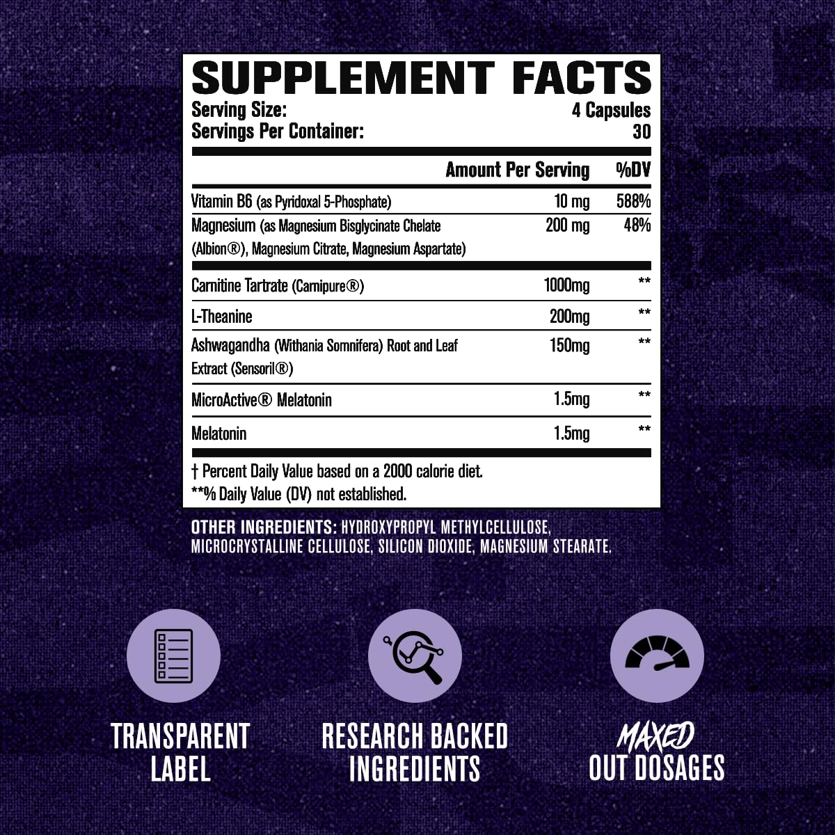 Nighttime routine with Lean PM Max for a calm, restful night.