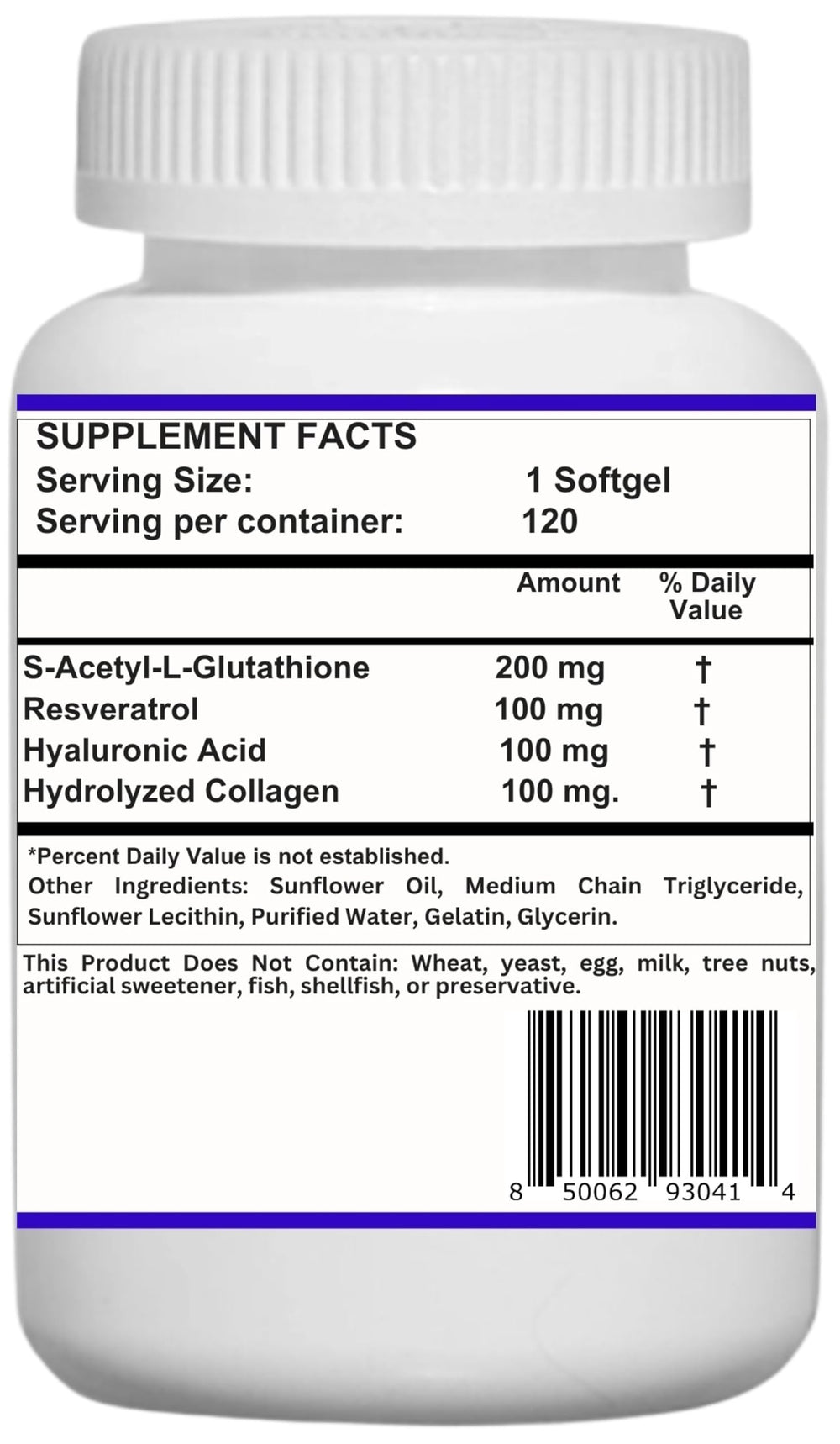 Nikoni softgel capsules close-up highlighting high-potency antioxidant support.