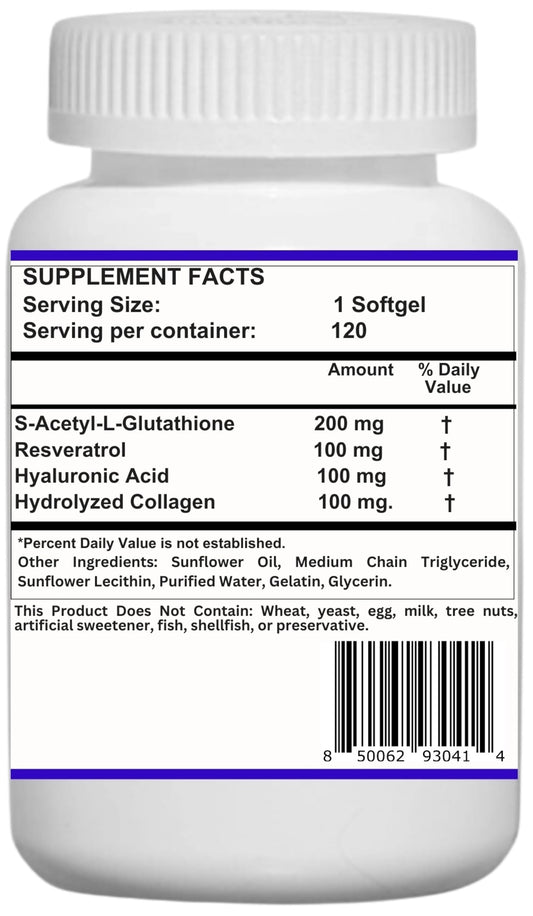 Nikoni softgel capsules close-up highlighting high-potency antioxidant support.
