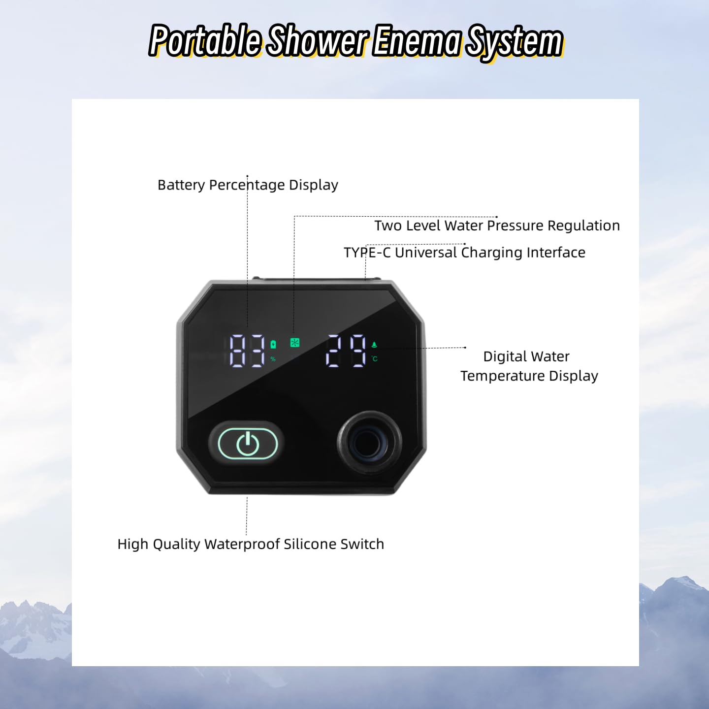 NINXIMI ergonomic handheld design offers comfortable grip during use