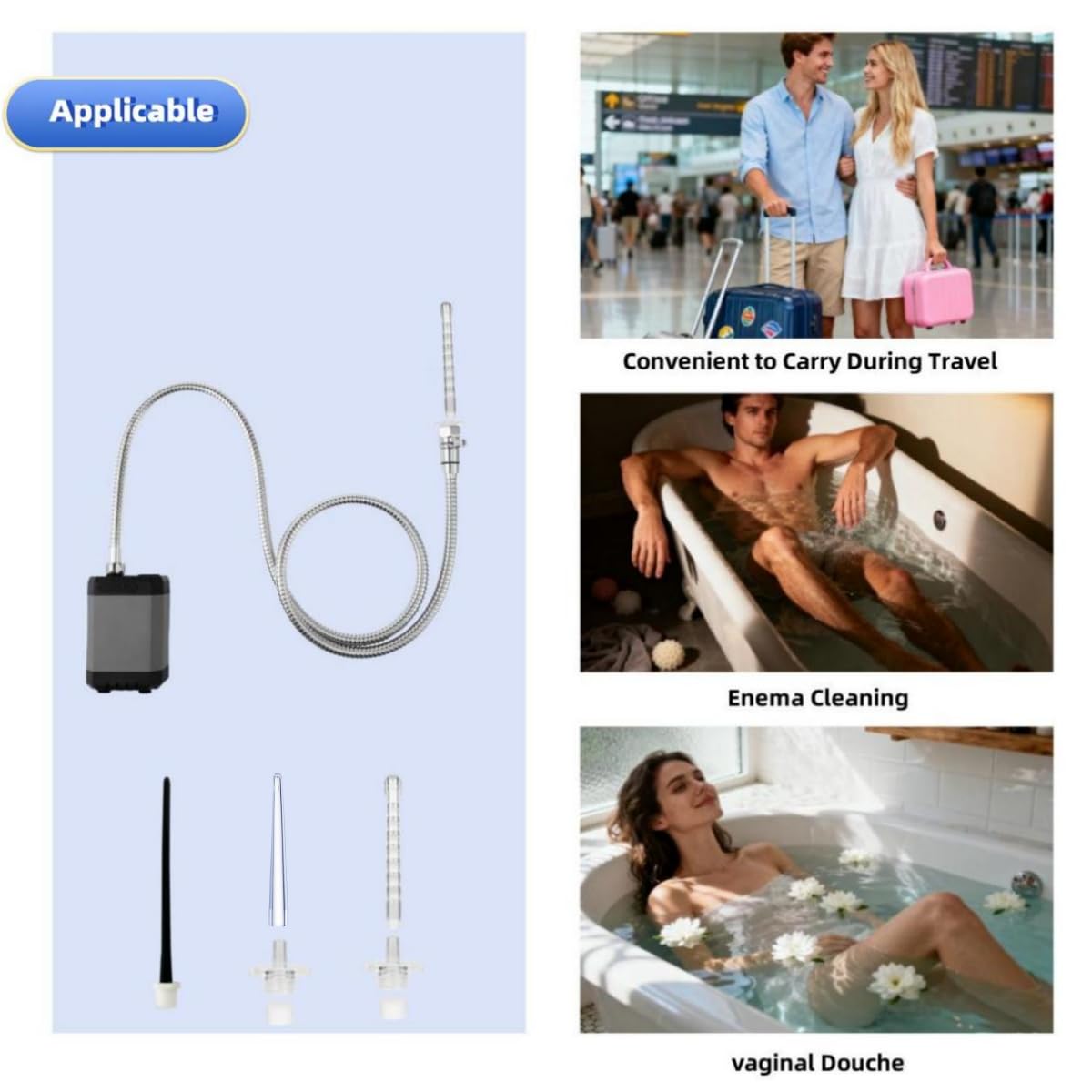 NINXIMI multi purpose douche highlights all in one solution
