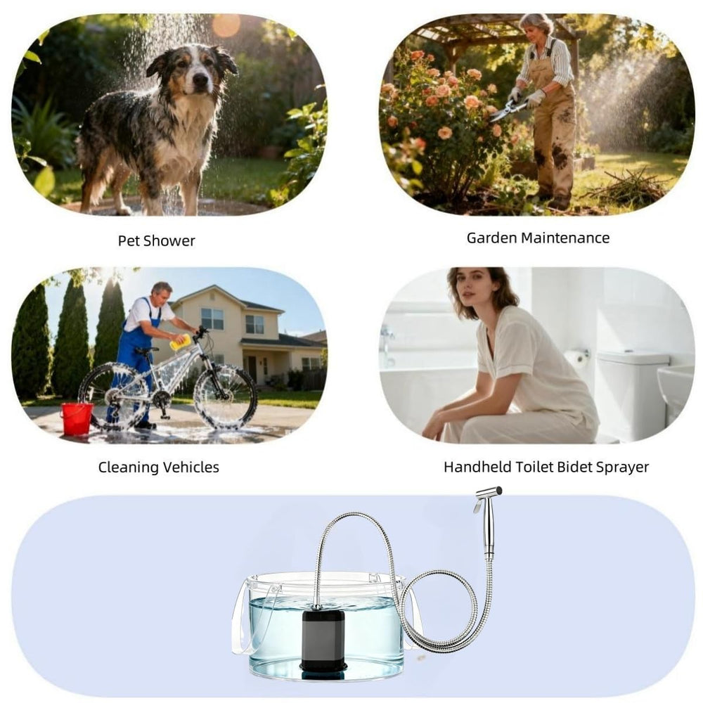 NINXIMI adjustable water pressure control enables gentle to strong rinsing