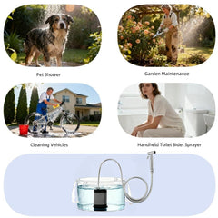 NINXIMI adjustable water pressure control enables gentle to strong rinsing
