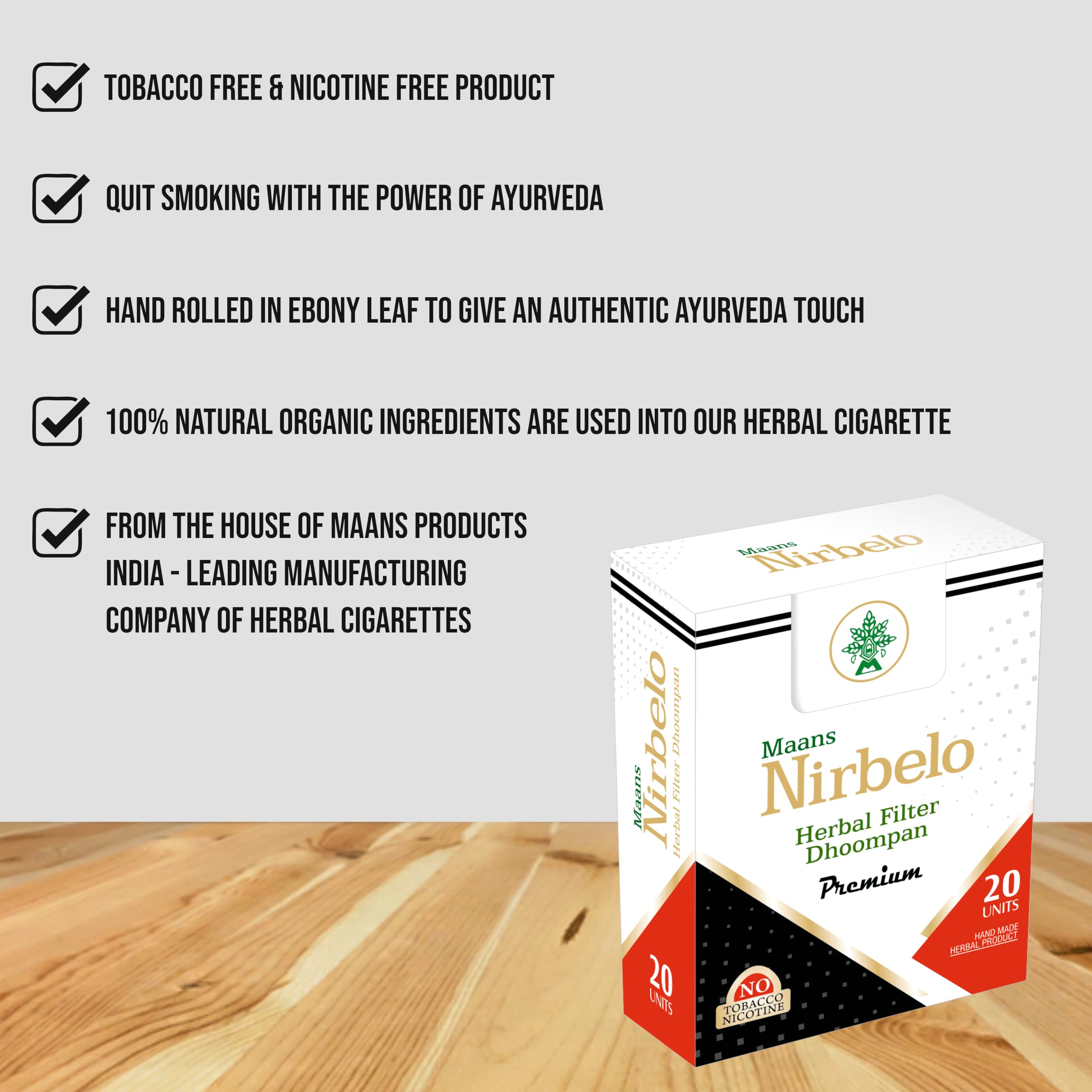 NIRBELO eco-friendly packaging visual communicates sustainable choices.