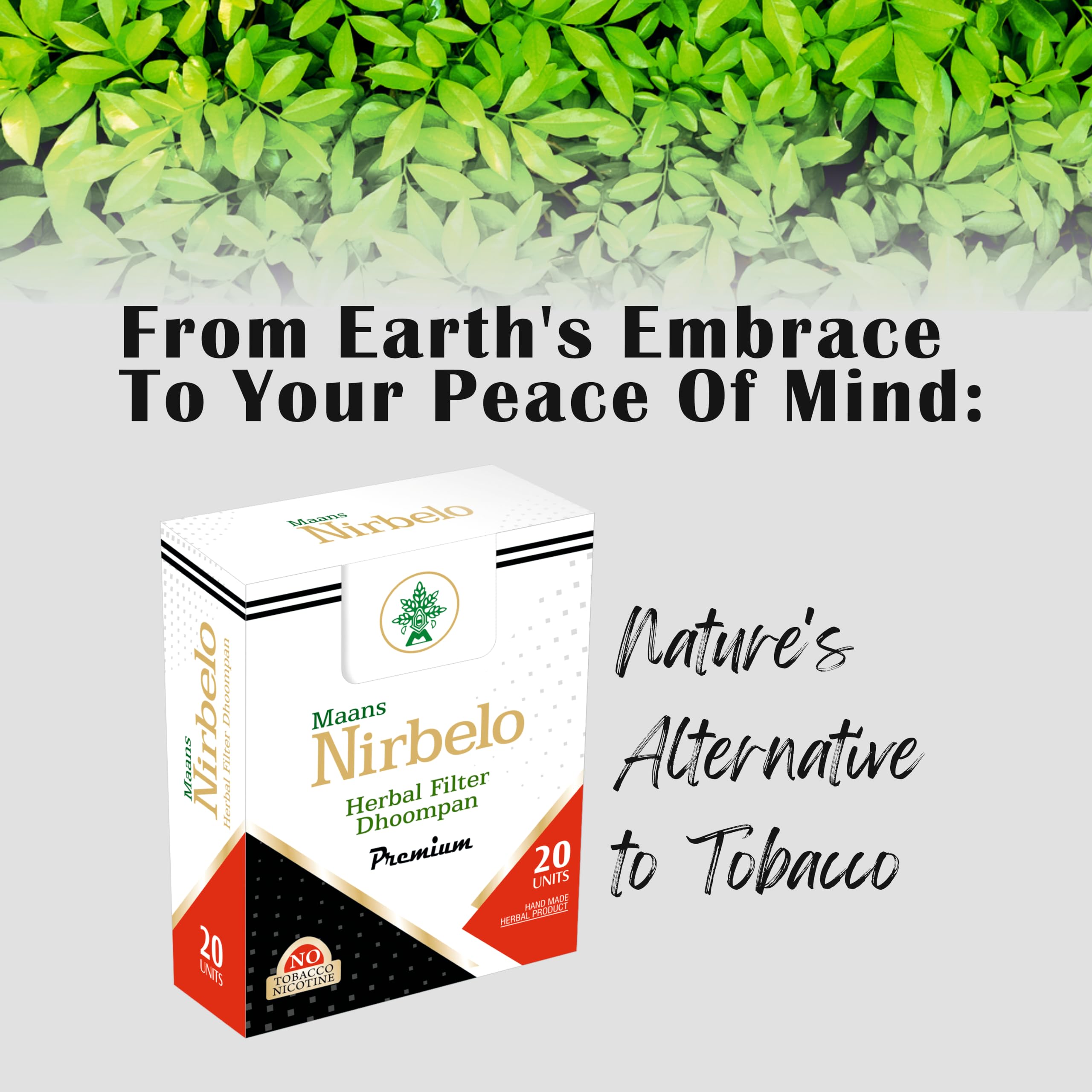NIRBELO smoking cessation support concept image suggests gradual transition possibilities.