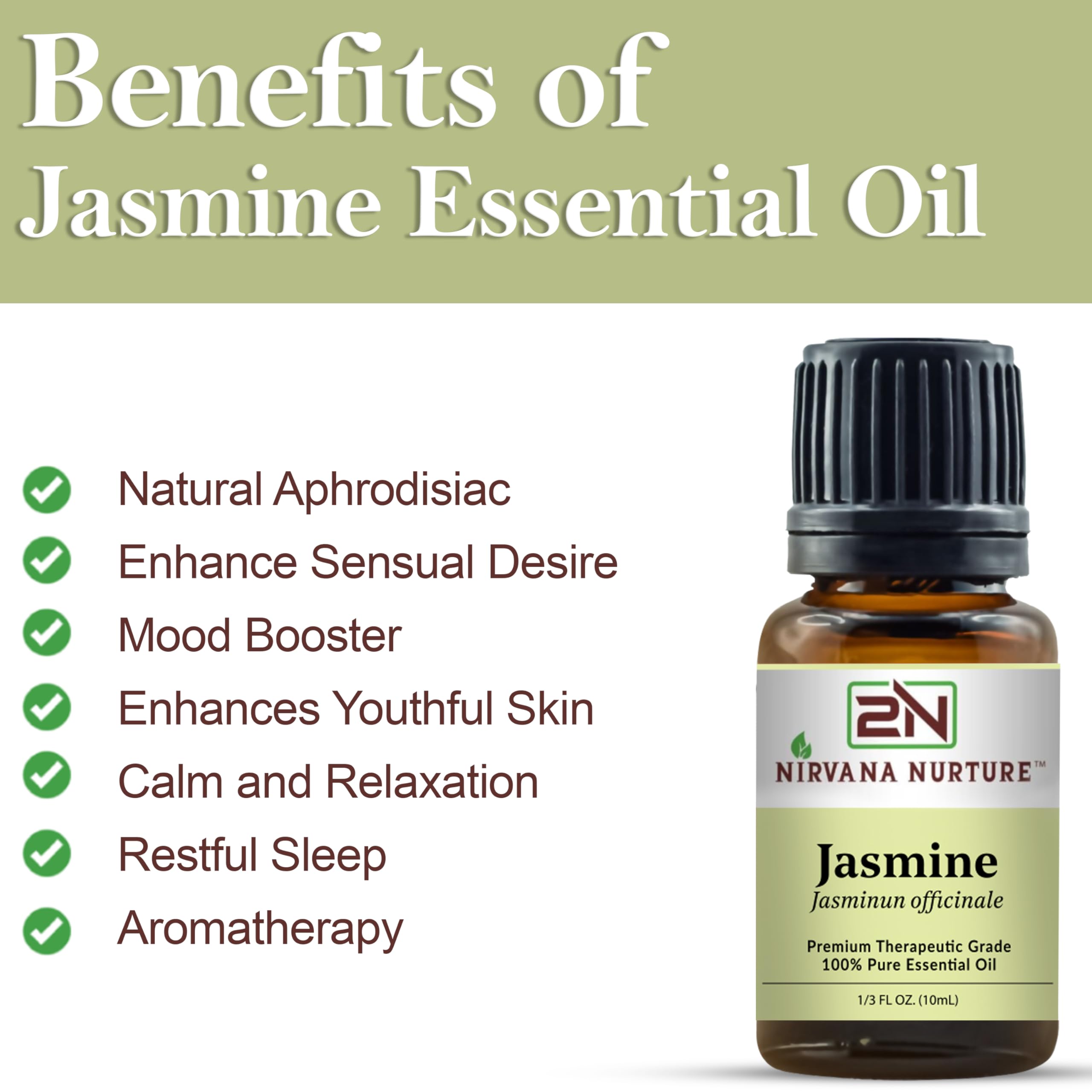 Nirvana Nurture Jasmine oil in a diffuser for a relaxing atmosphere.