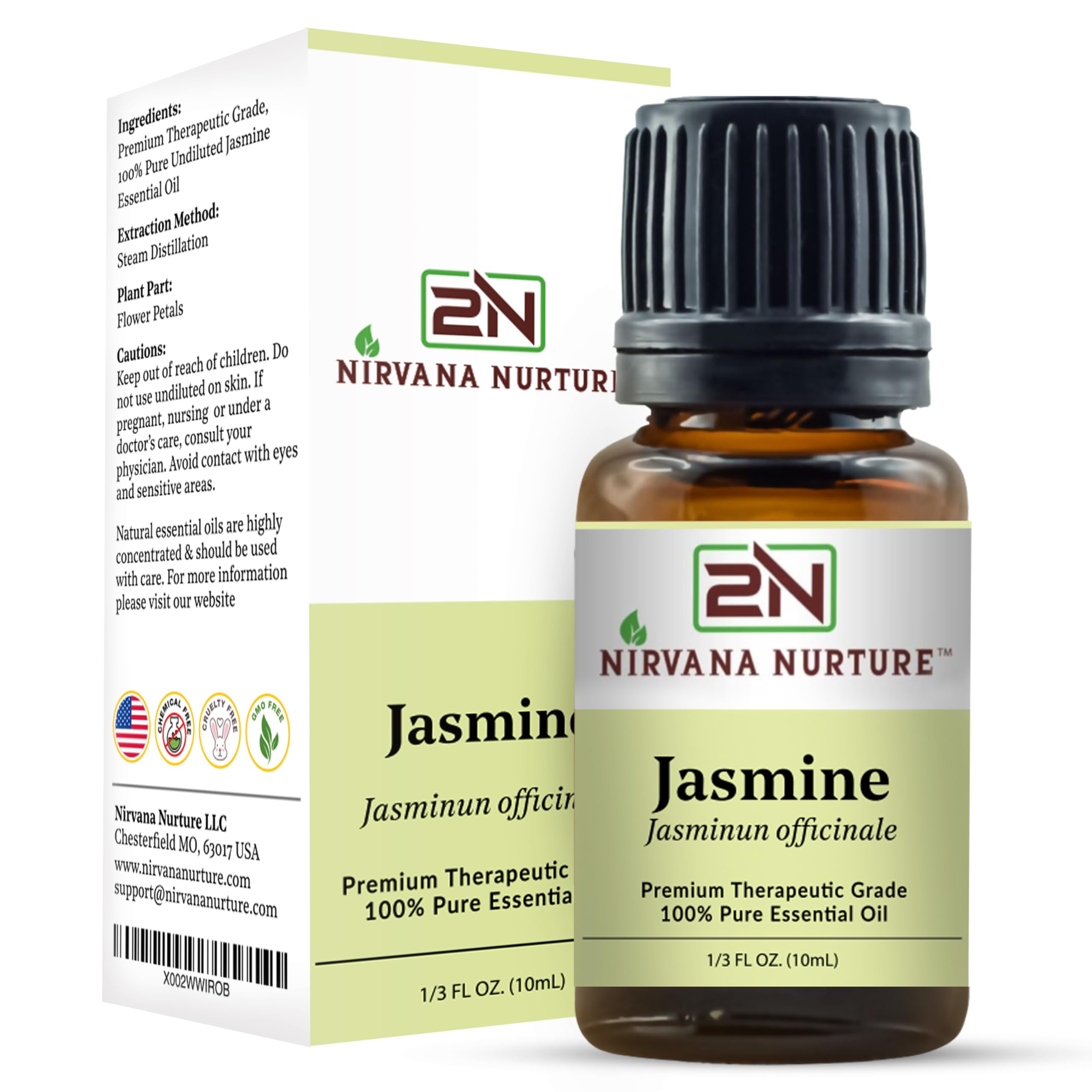 Nirvana Nurture Jasmine oil bath relaxation setup for a soothing soak.