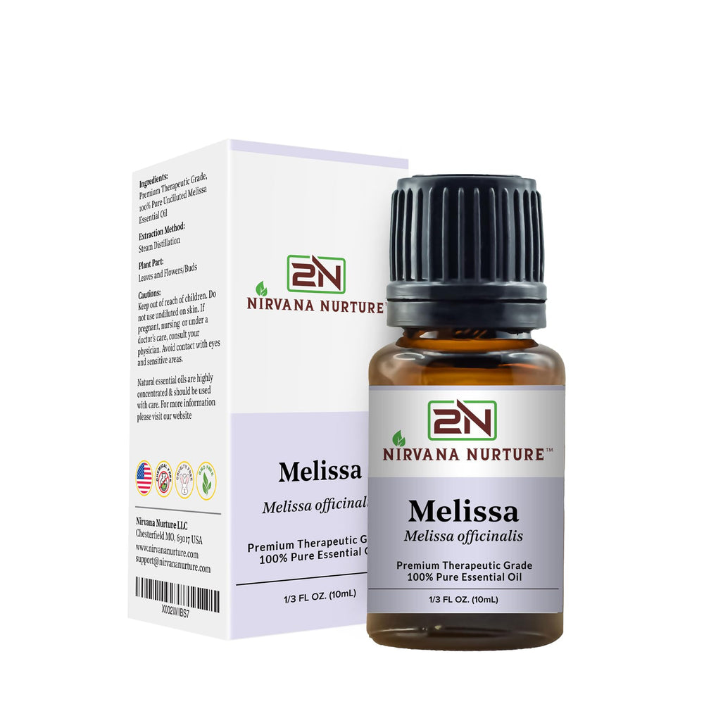GC/MS lab badge indicating Nirvana Nurture Melissa oil testing and purity.