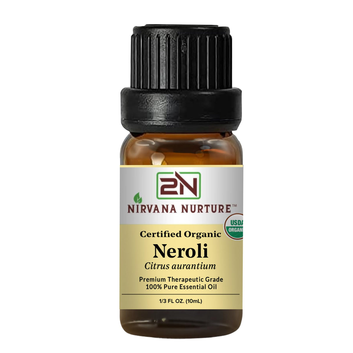 Nirvana Nurture Neroli oil bottle for aromatherapy and skincare use