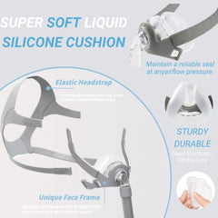 NISEFECTO TMS Comfort nasal cushion provides gentle seal and comfort