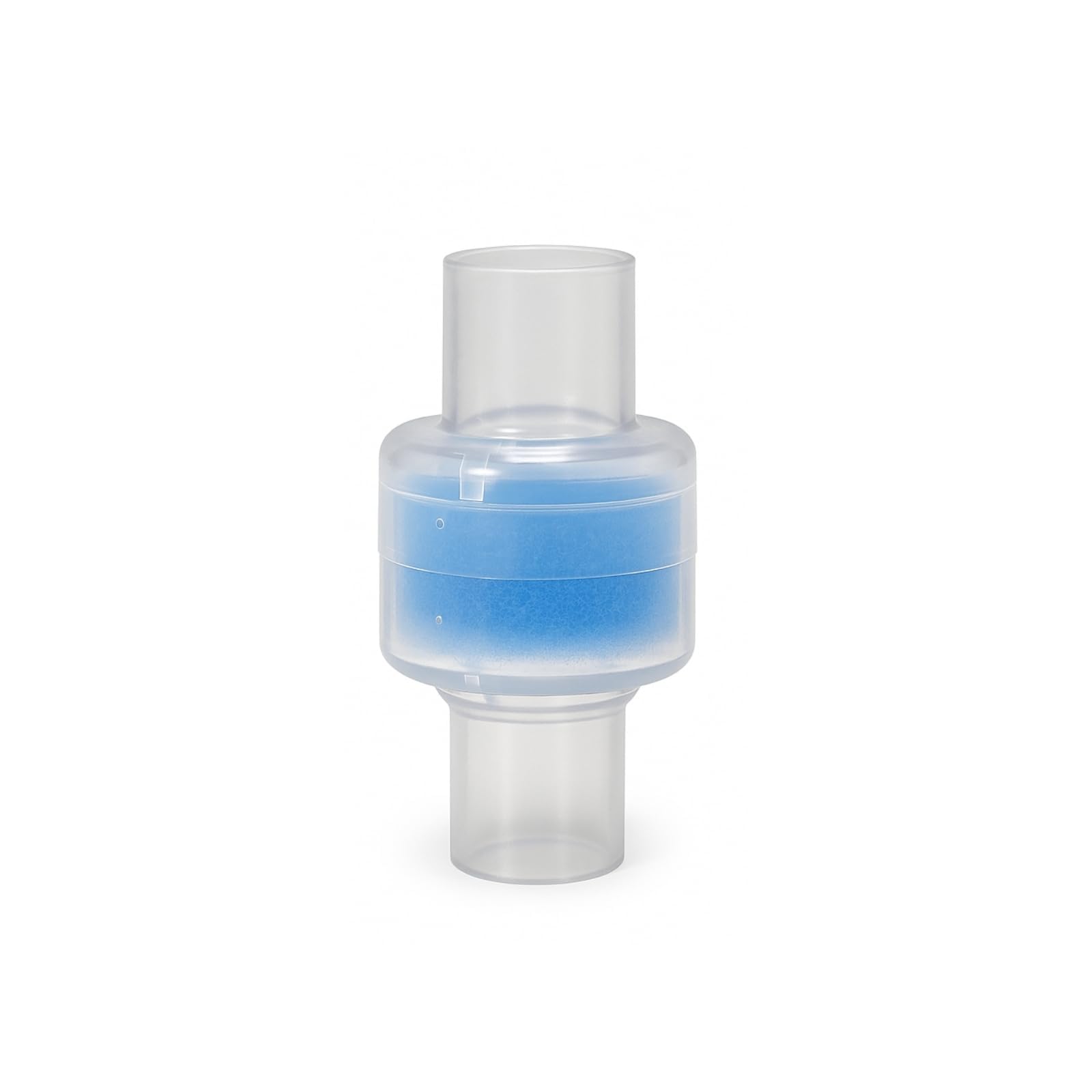 Nispira HME compatible with CPAP and BiPAP for versatile airflow humidification