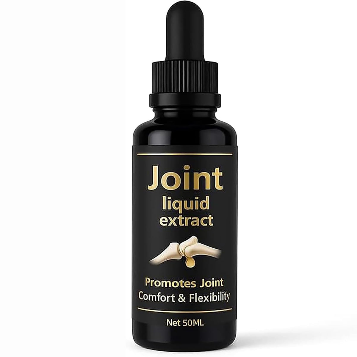Nitidissima Joint Extract Liquid bottle being poured for easy daily use.
