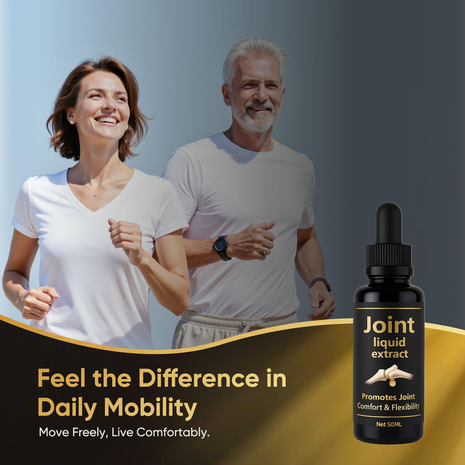 Ready-to-mix setup with Nitidissima Joint Extract Liquid for everyday use.
