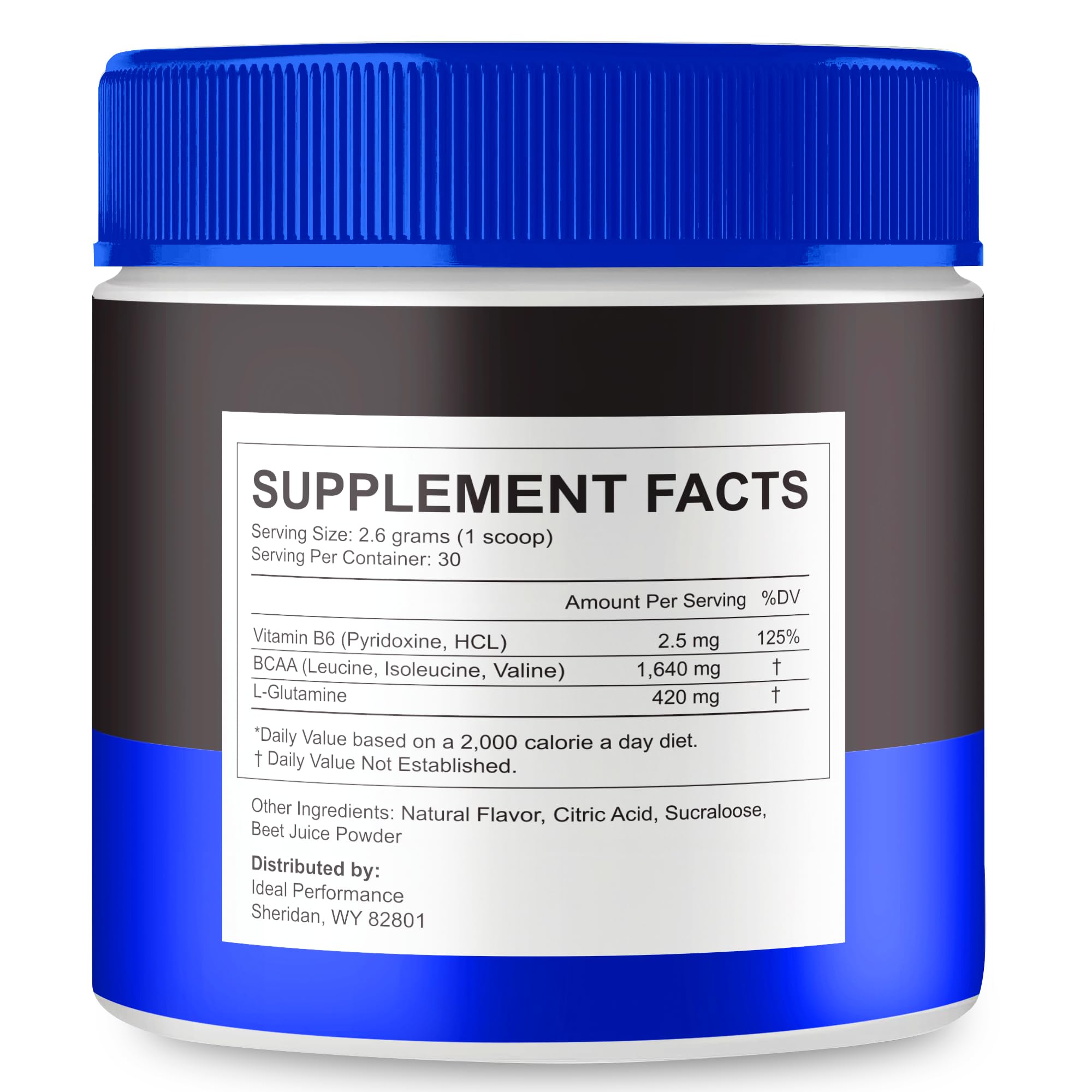NitricBoost Ultra Powder bottle front shows bold formula for energy and blood flow