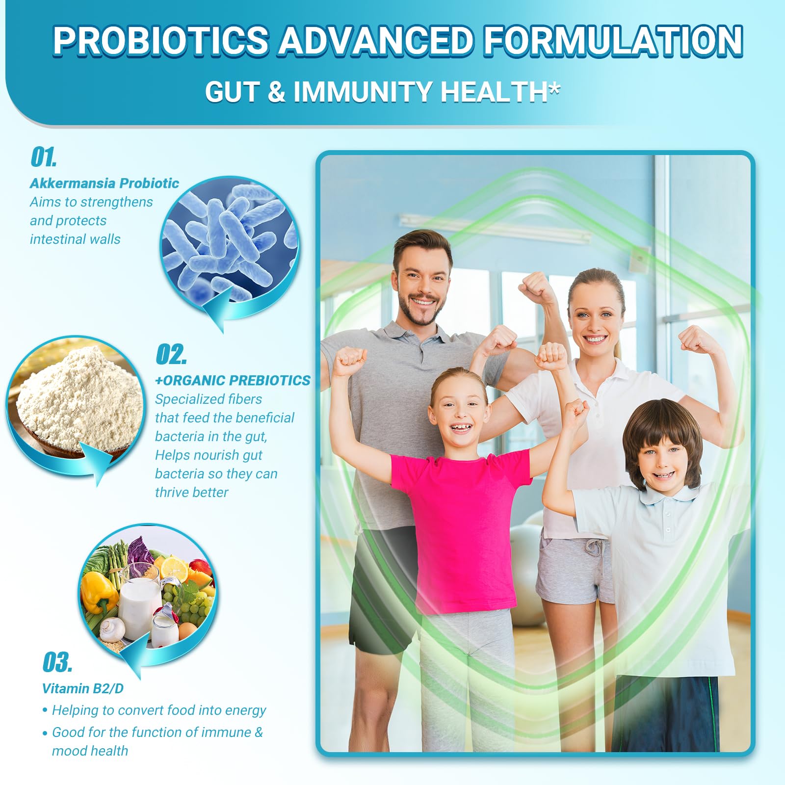 Niuloer chicory inulin prebiotic fiber image emphasizes plant-based gut support.