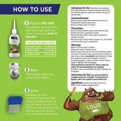 Nix kit is safe for kids ages 1 year and up with a paraben-free formula