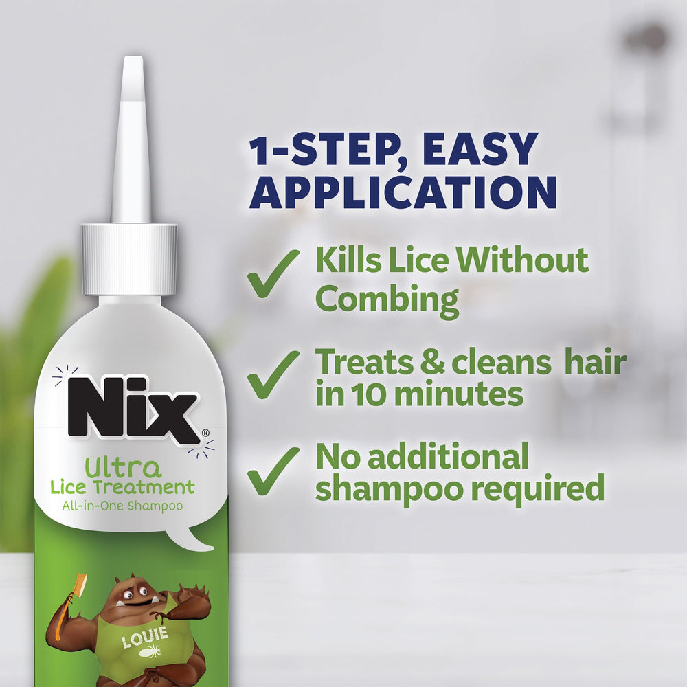 Nix Lice Removal Comb removes dead lice and nits after treatment