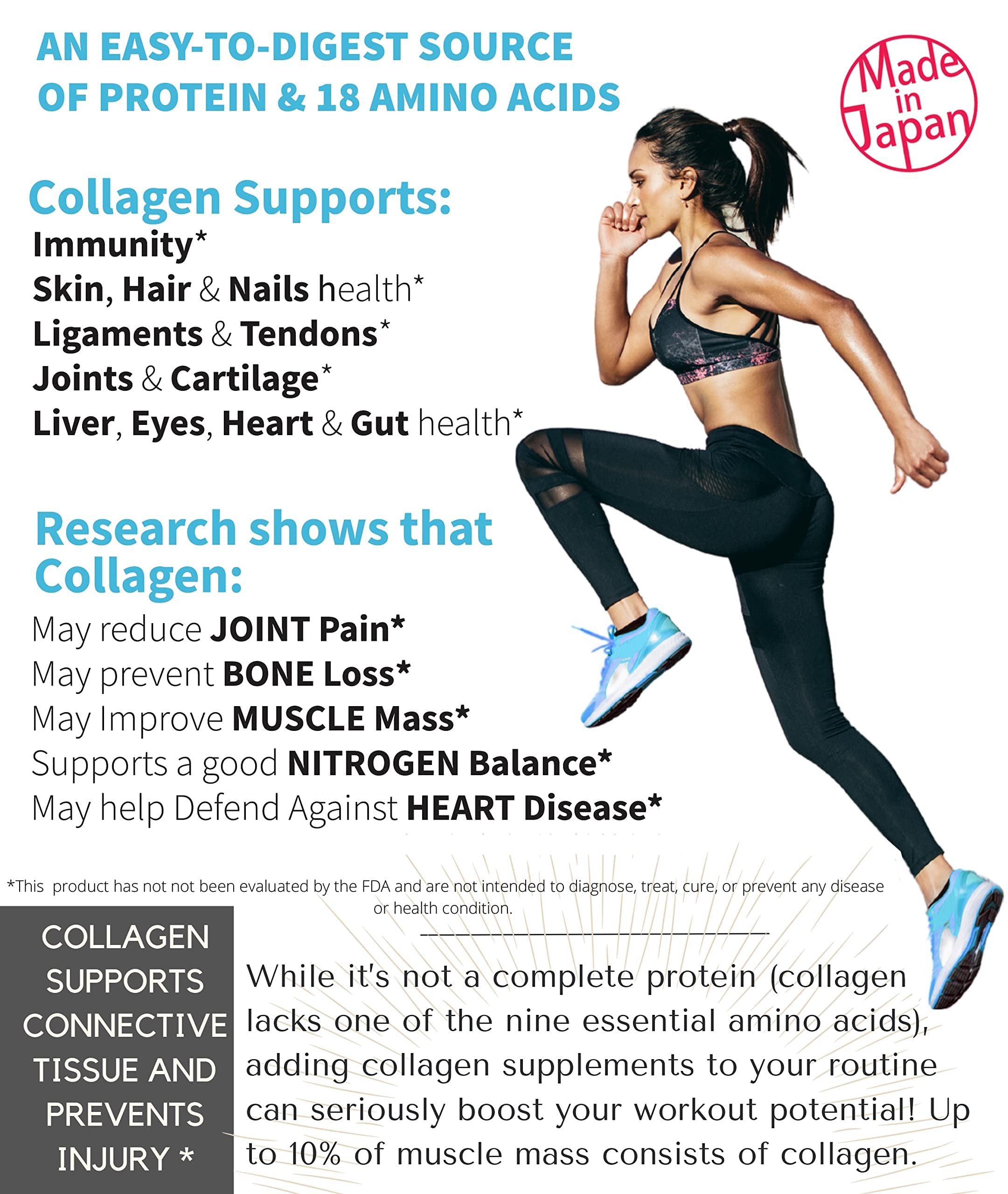 Close-up of the Nizen Marine Collagen Pure label