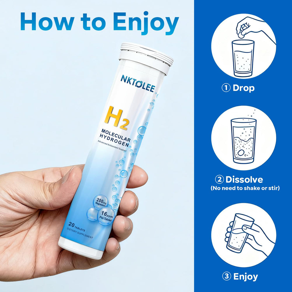 NKTOLEE on-the-go hydration kit suits gym, office, and travel.