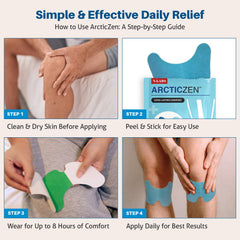 N-Labs ArcticZen knee patch breathable surface for all-day wear