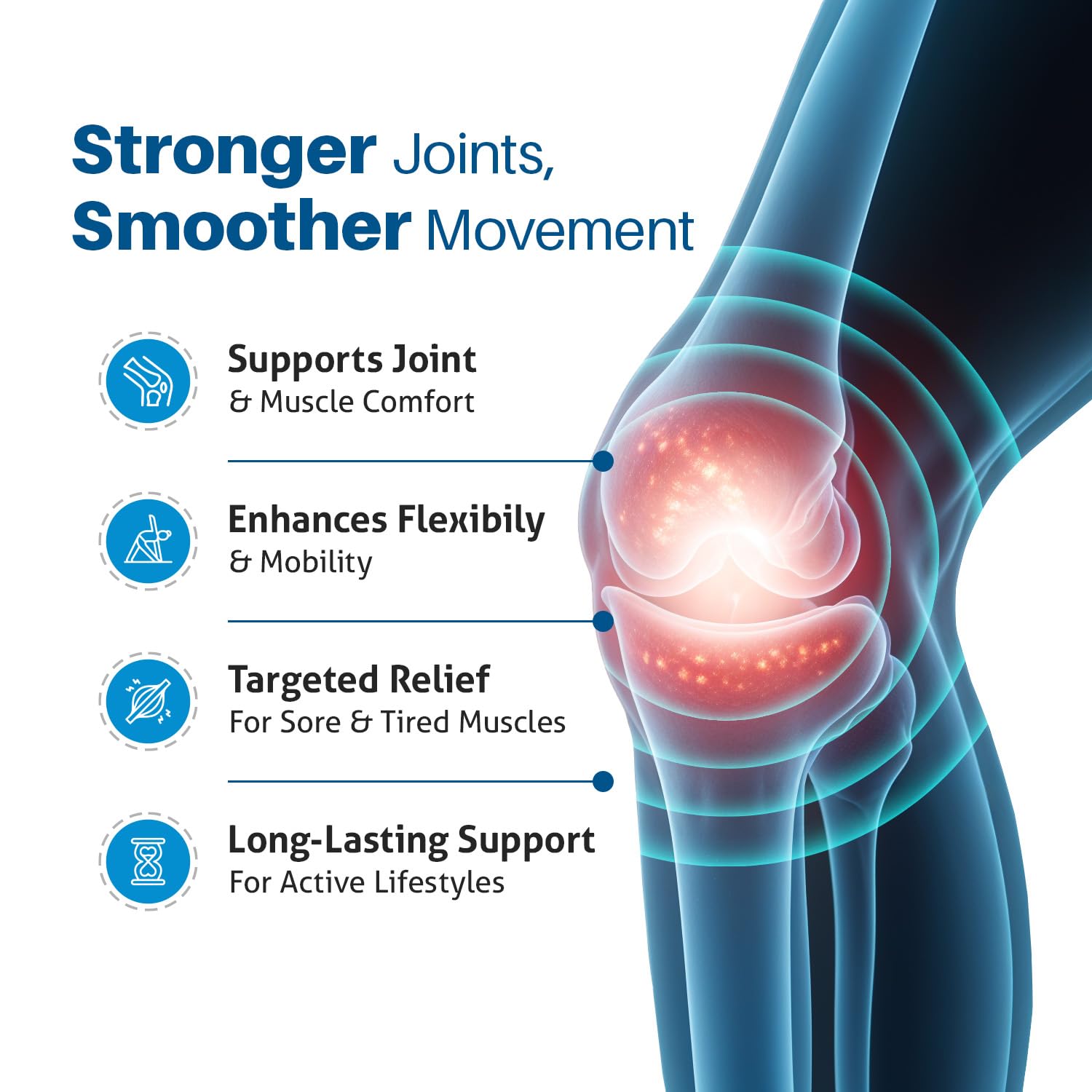 N-Labs ArcticZen knee patch flexible material supports movement