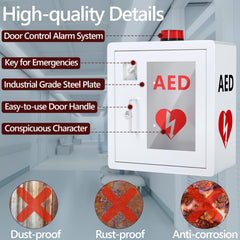 NLShan AED cabinet rounded corners improve safety in busy spaces.