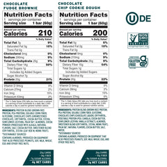 No Cow vegan protein bars front view highlighting 20g protein per bar