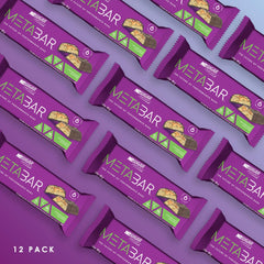 No Sugar META BAR grab-and-go pack ideal for travel or work.