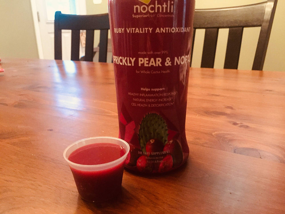 Nochtli Recover Prickly Pear bottle produced in a modern USA facility.