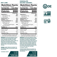 No Cow high-protein bars cross-section reveals dense plant protein and fiber.