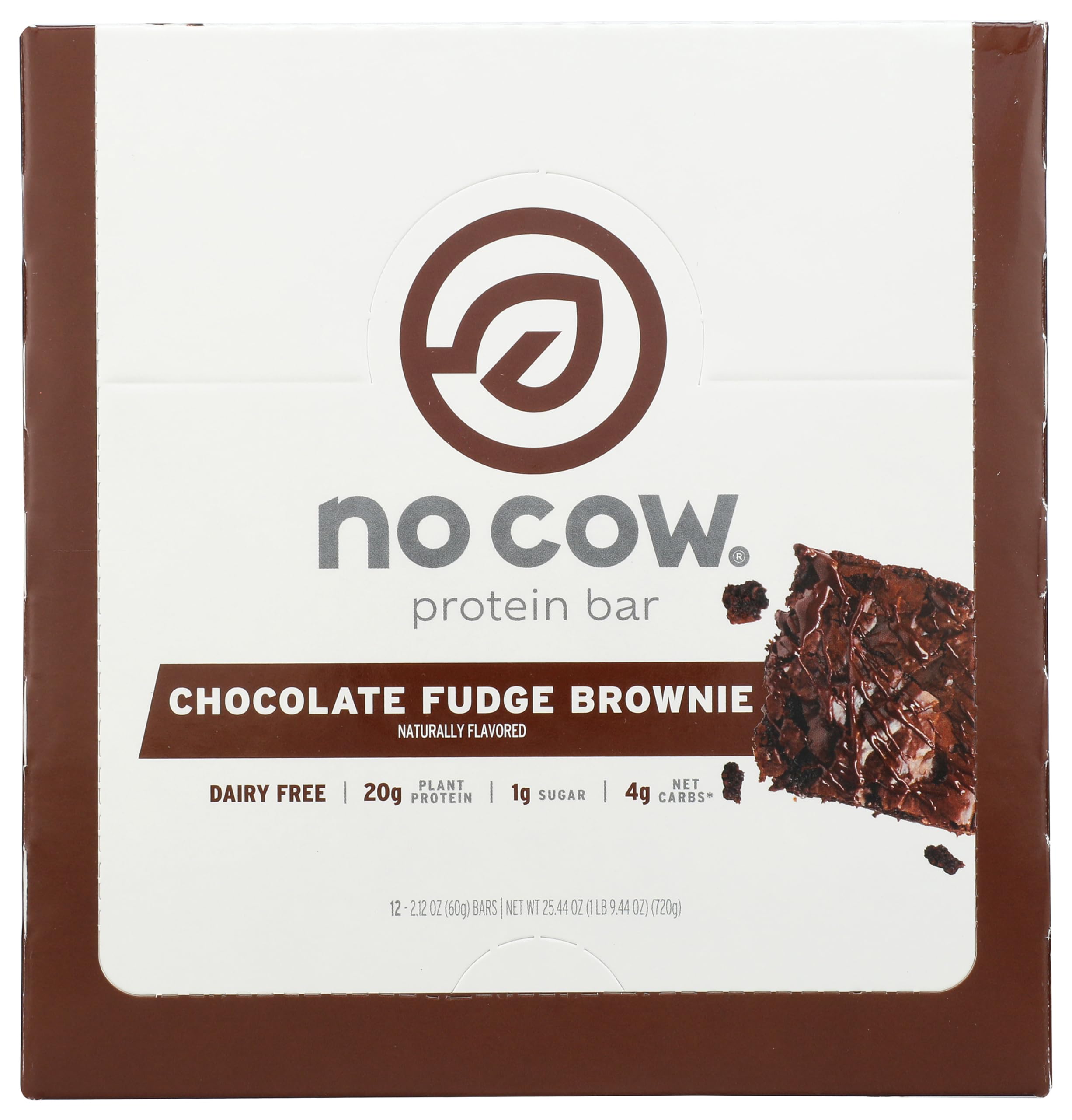 No Cow vegan gluten-free dairy-free bar, clean choice for sensitive diets.
