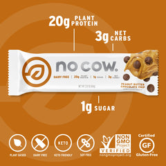 No Cow vegan gluten-free dairy-free label communicates clean ingredients for allergen-conscious diets