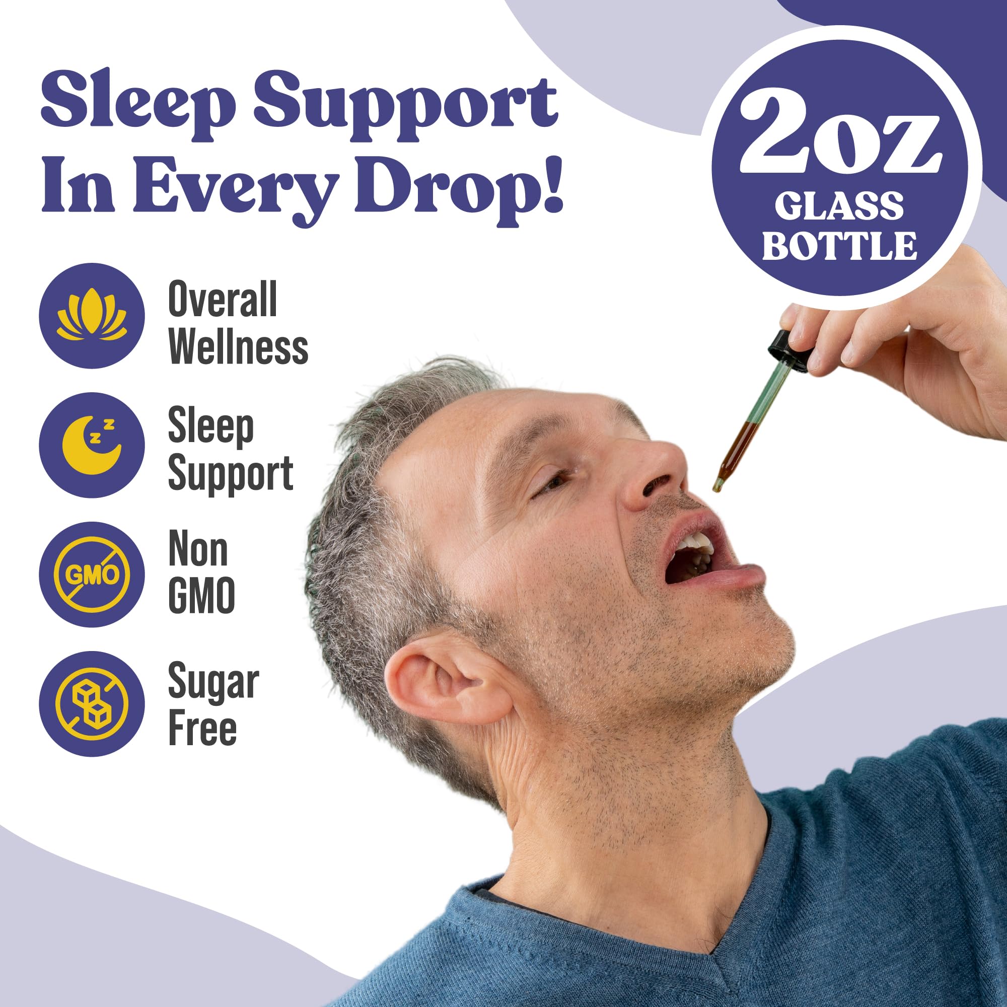 NoctuRest alcohol-free liquid formula for convenient nightly use.