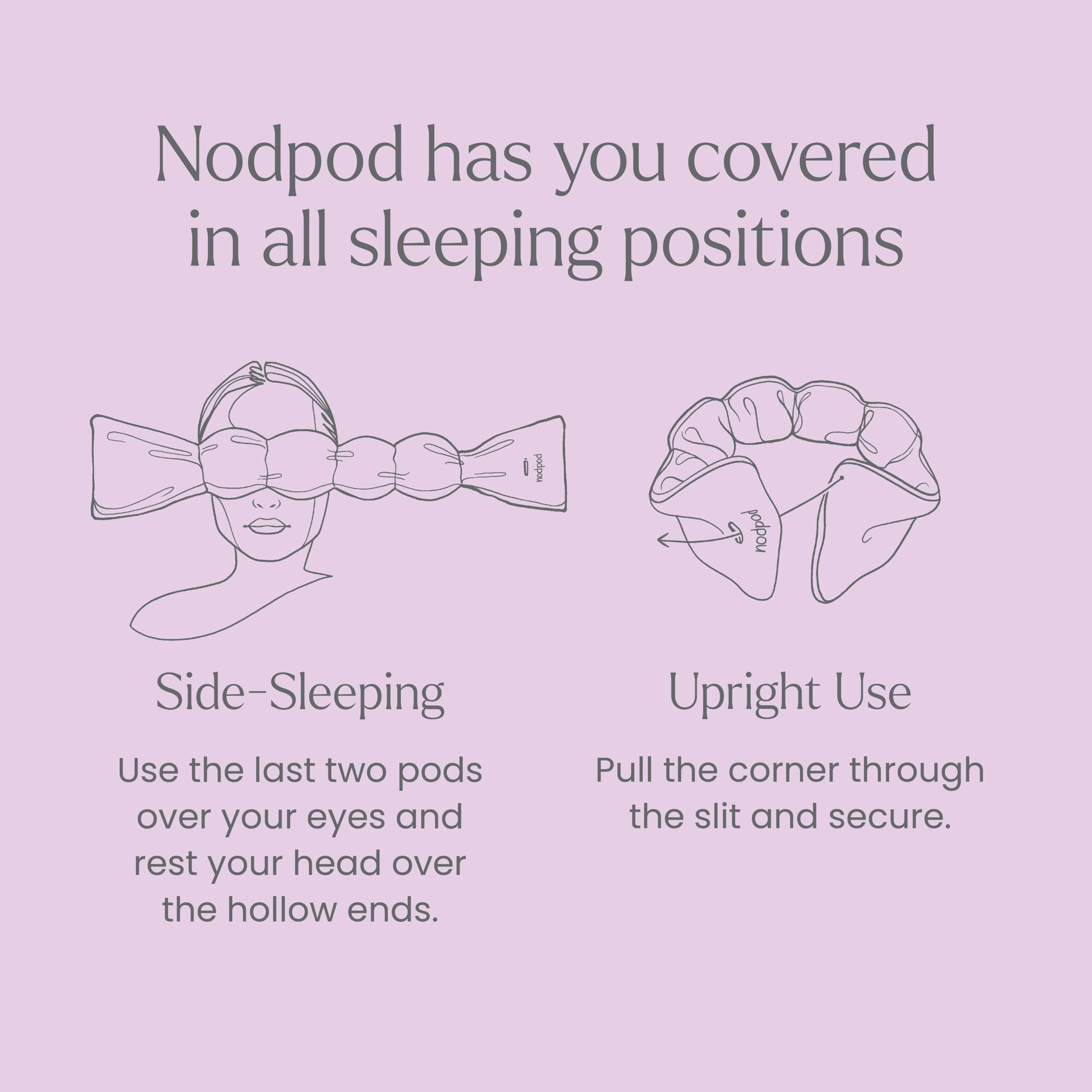 Nodpod freezer-friendly sleep mask remains soft when chilled