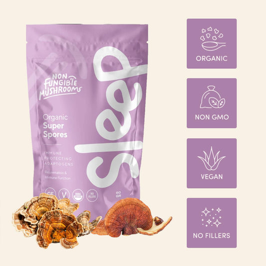 Non Fungible Mushrooms Sleep scoop for easy nightly dosing and routine.