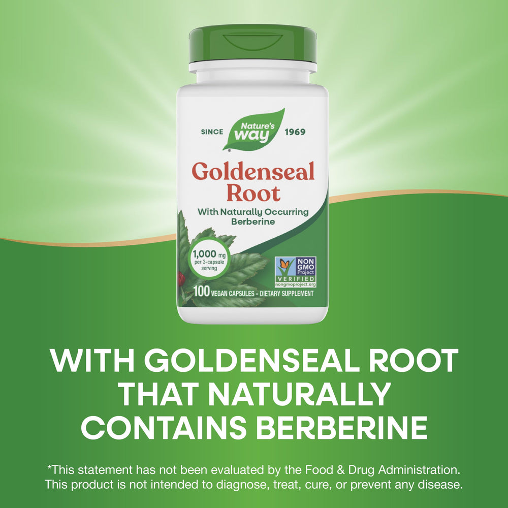 Non-GMO Project verified seal on Nature's Way demonstrates commitment to quality.