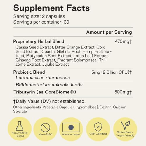 NOOCI NOO Gut label design reflecting clean, clinically backed ingredients