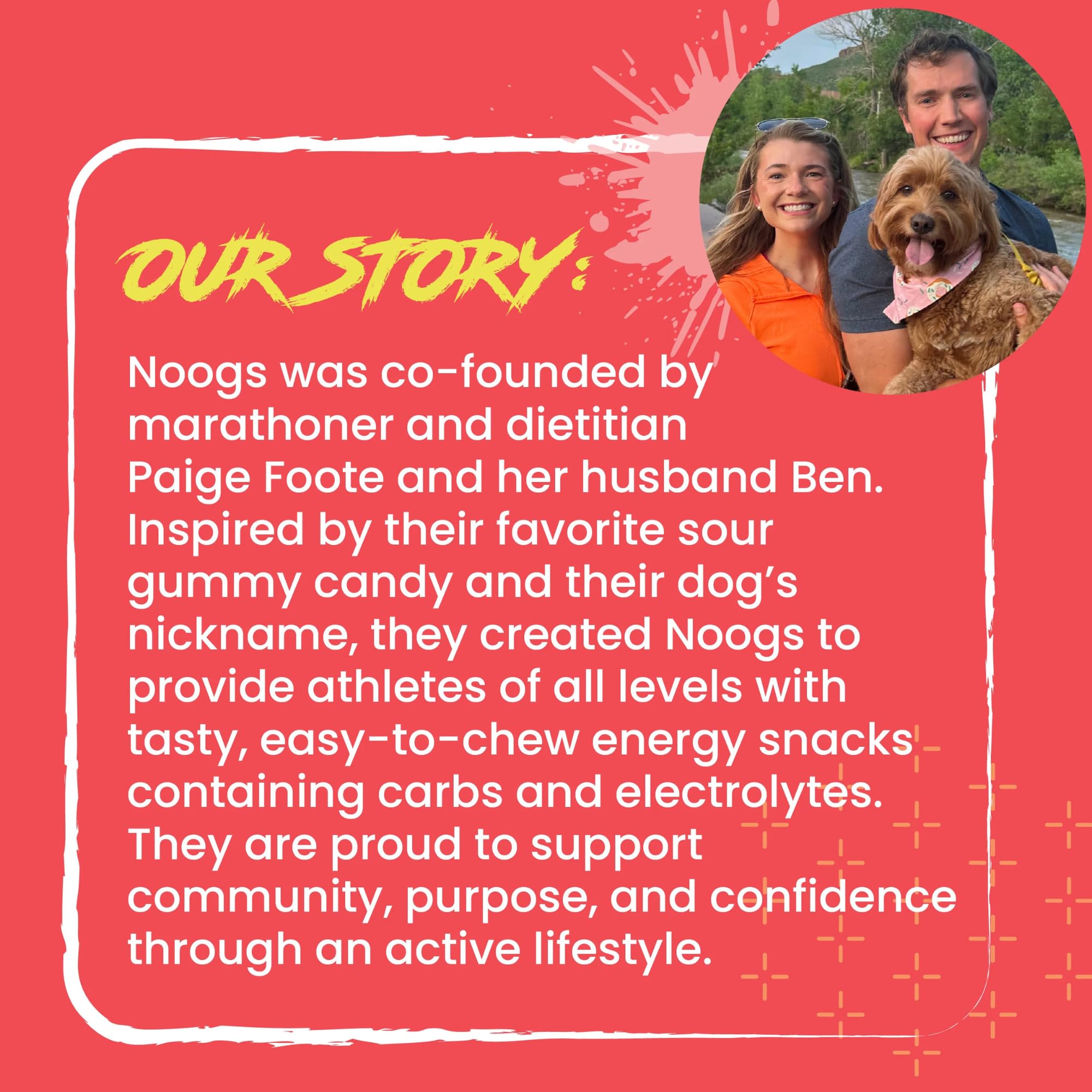 Noogs vegan gluten-free label highlights diet-friendly energy bite.
