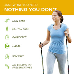 Noor Vitamins D3 bottle shows 5000 IU per softgel dosage.