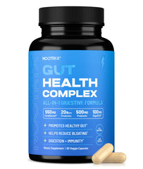 Nootrix Health Complex bottle front showing digestive support benefits