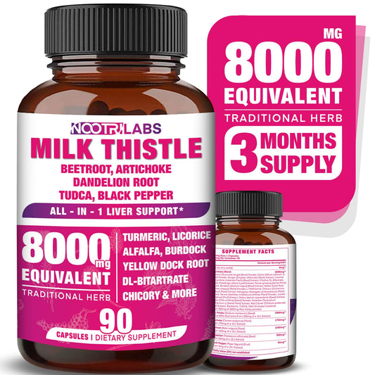 Nootrolabs Naturals All-in-1 bottle front highlighting liver support potential.
