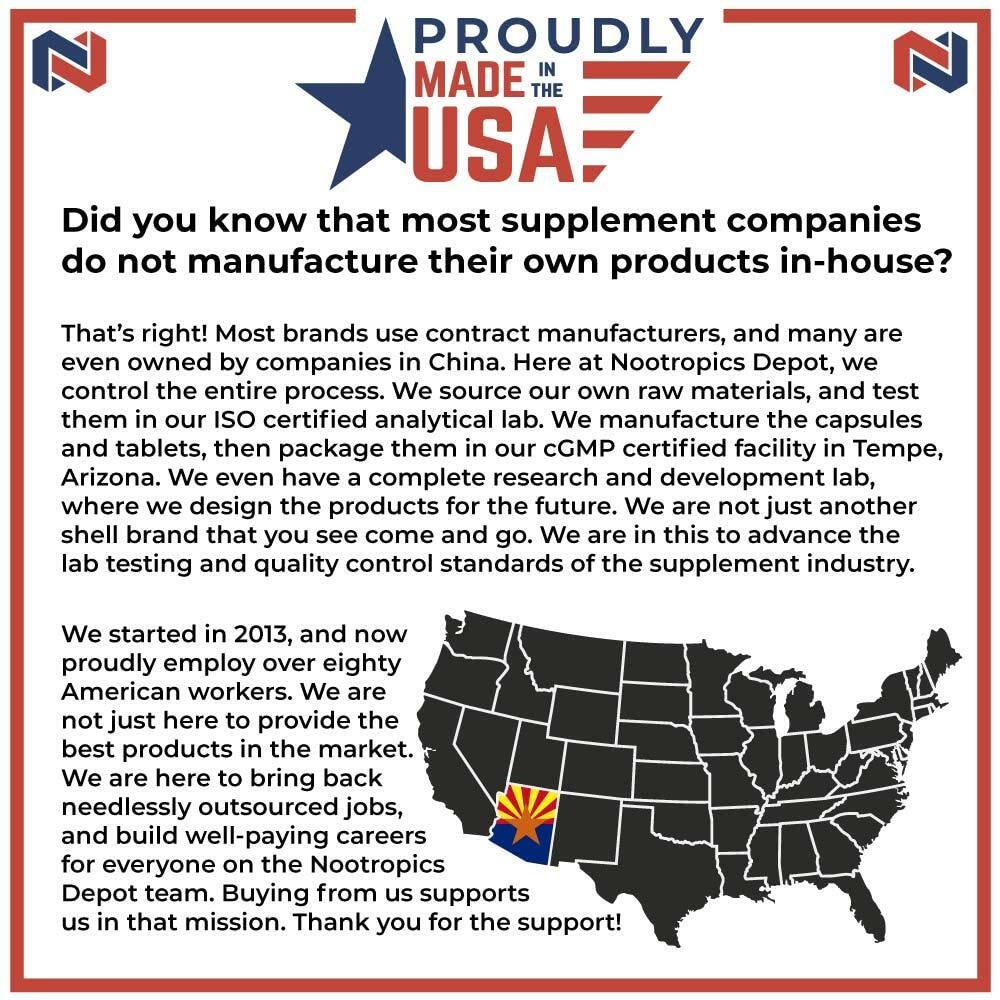 Outer packaging emphasizes lab-tested quality for purity and potency
