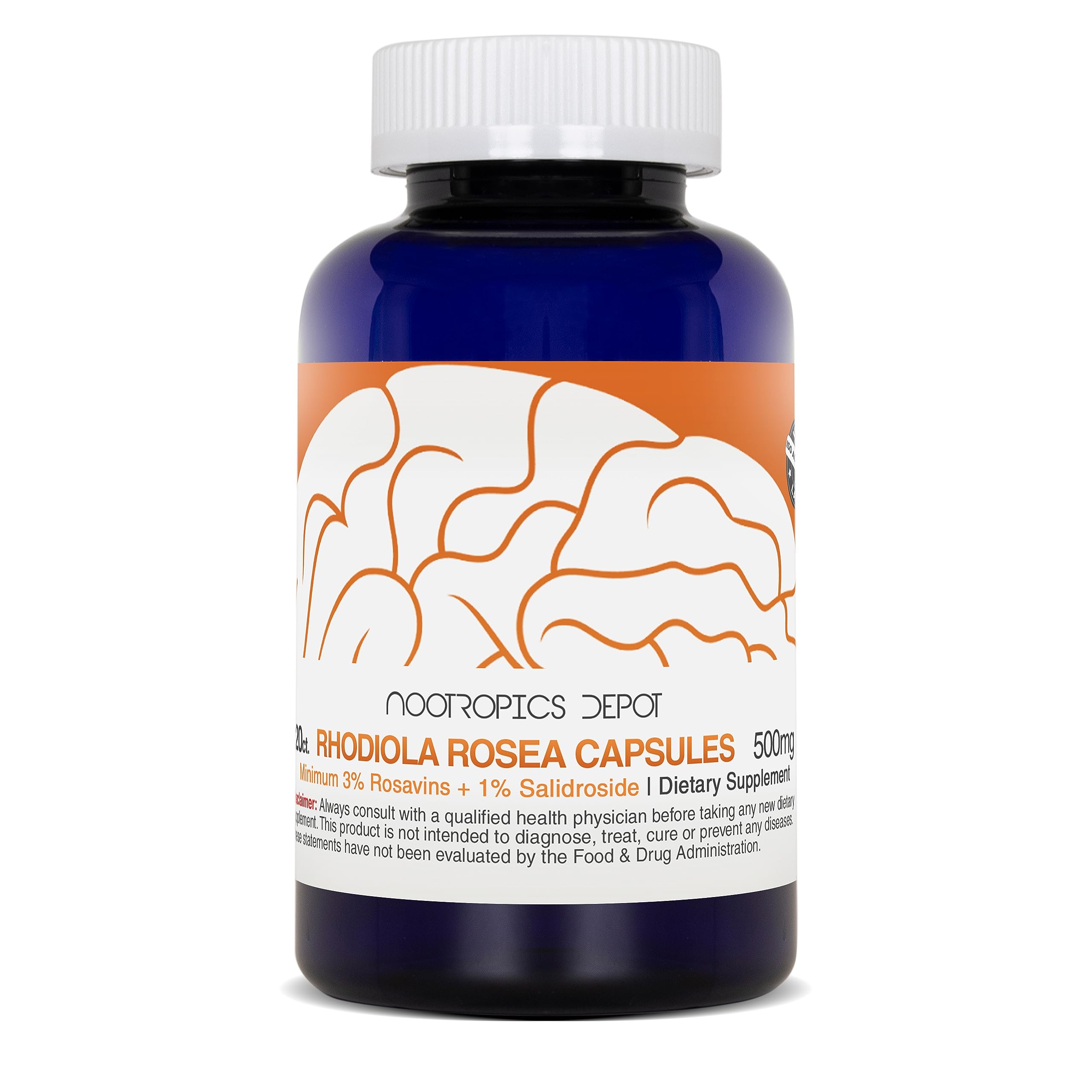 Nootropics Depot Ayurvedic supplement packaging shown for holistic wellness