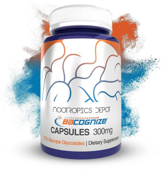Nootropics Depot BaCognize bottle front for daily cognitive support